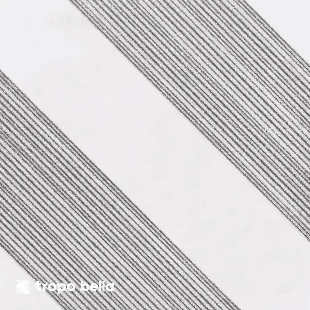 Revestimento Outline 1 White Silver Acetinado 29x29 Decortiles
