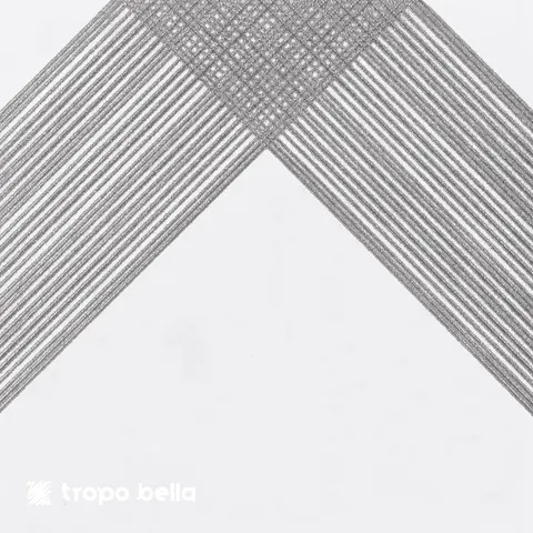 Revestimento Outline 2 White Silver Acetinado 29x29 Decortiles