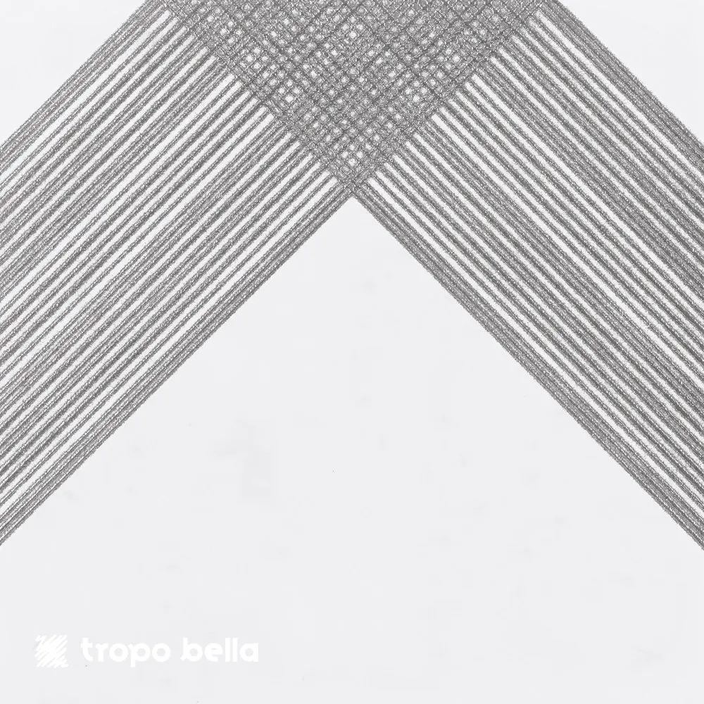 Revestimento Outline 2 White Silver Acetinado 29x29 Decortiles