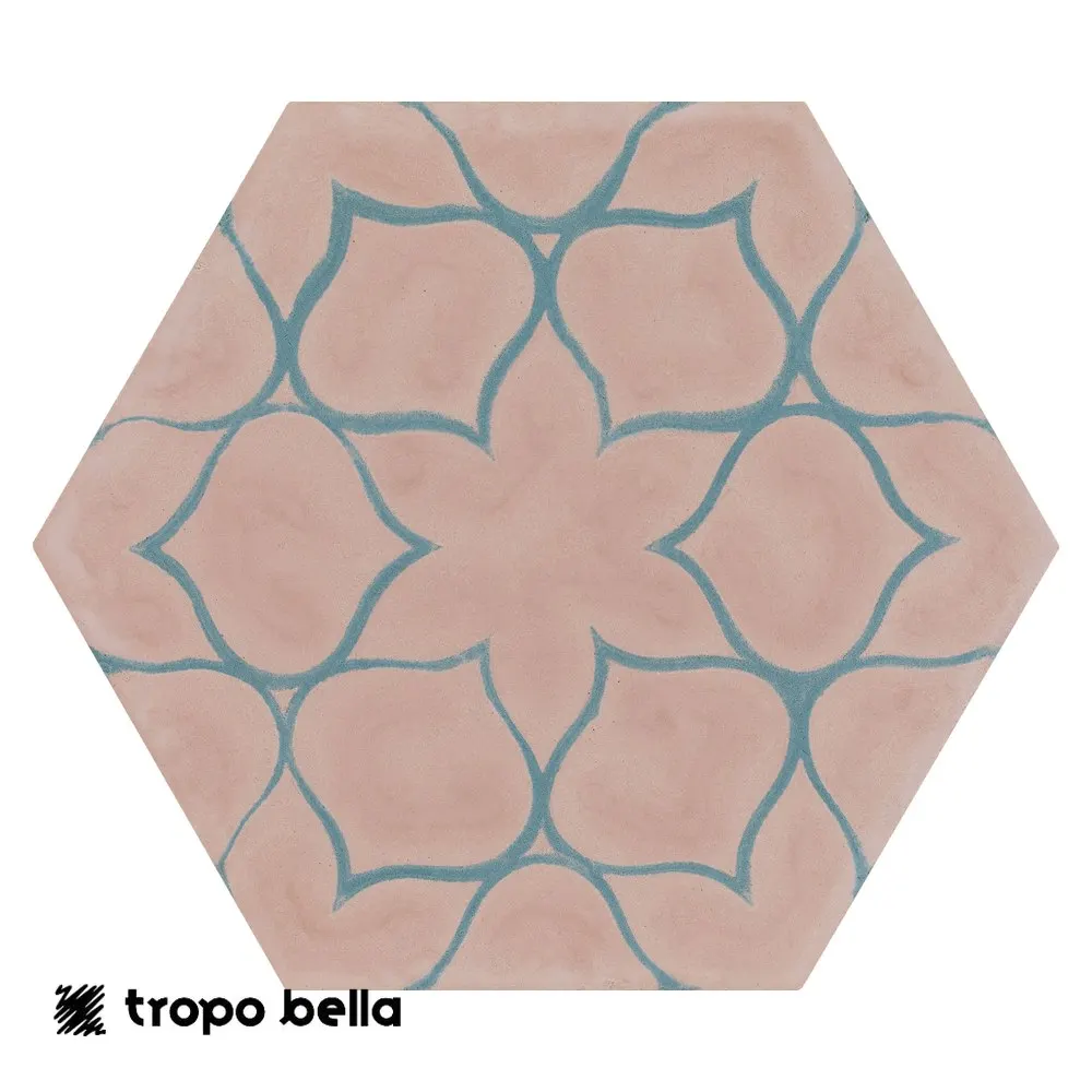 Revestimento Vitória Rosa Acetinado 20x23 Decortiles