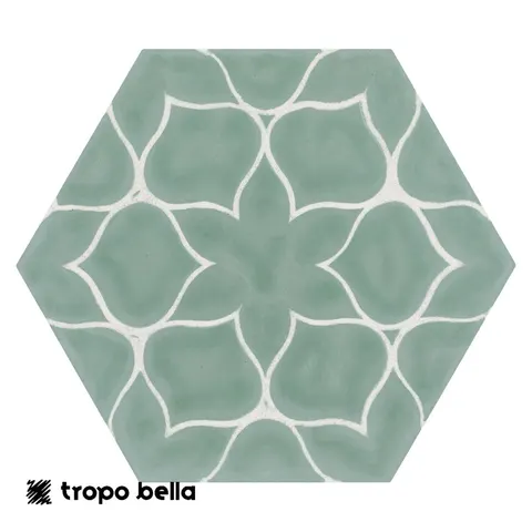 Revestimento Vitória Verde Acetinado 20x23 Decortiles
