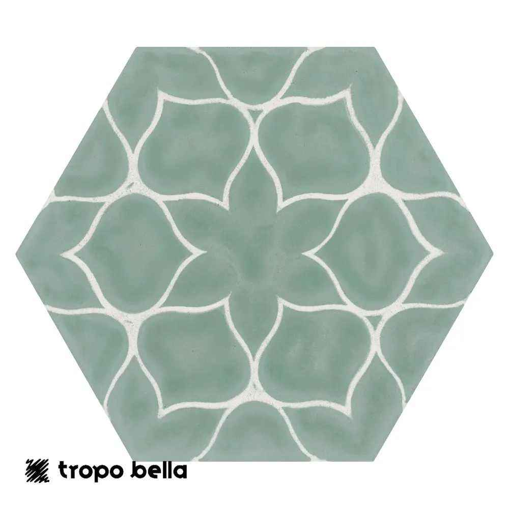 Revestimento Vitória Verde Acetinado 20x23 Decortiles