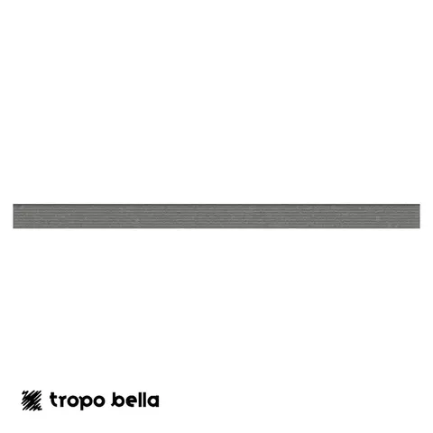 Rodapé FGMF Risca Grafite 7,3x120 Eliane