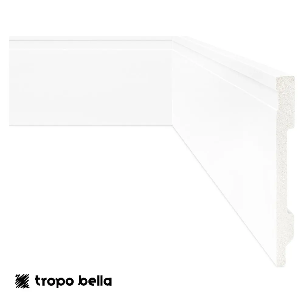 Rodapé Friso Branco 15x240 Eliane Floor
