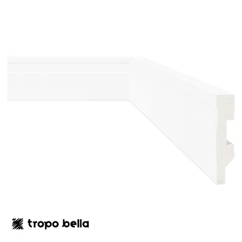 Rodapé Friso Branco 7x240 Eliane Floor