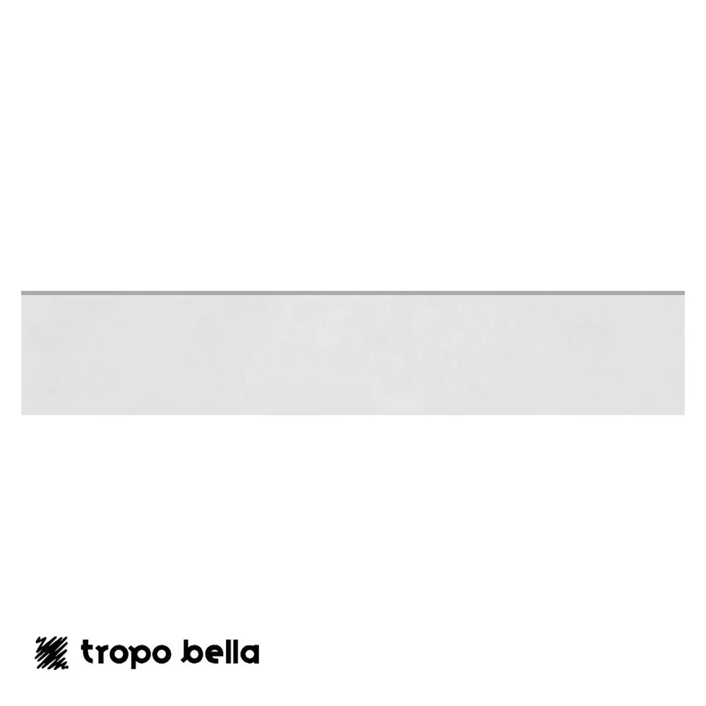 Rodapé Habitat Branco Acetinado 8,5x45 Eliane