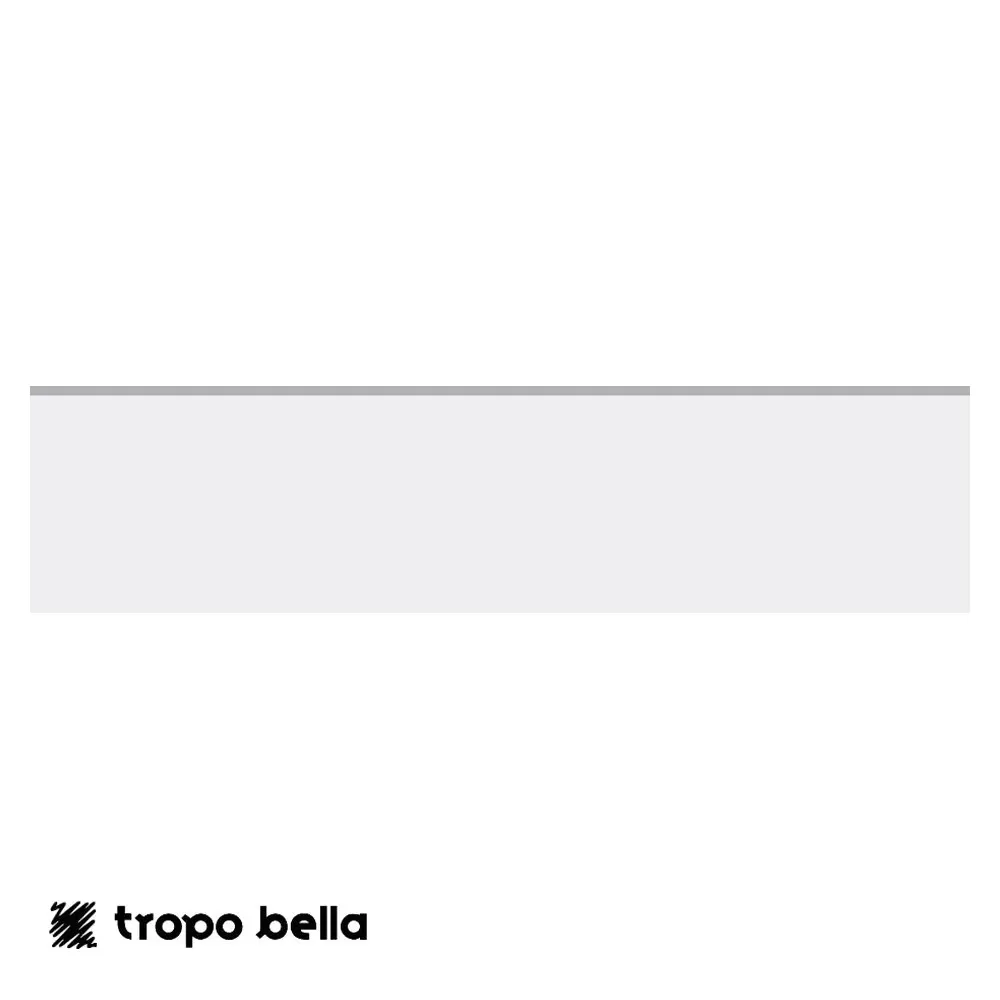 Rodapé Materia Gesso Natural 14,5x60 Eliane