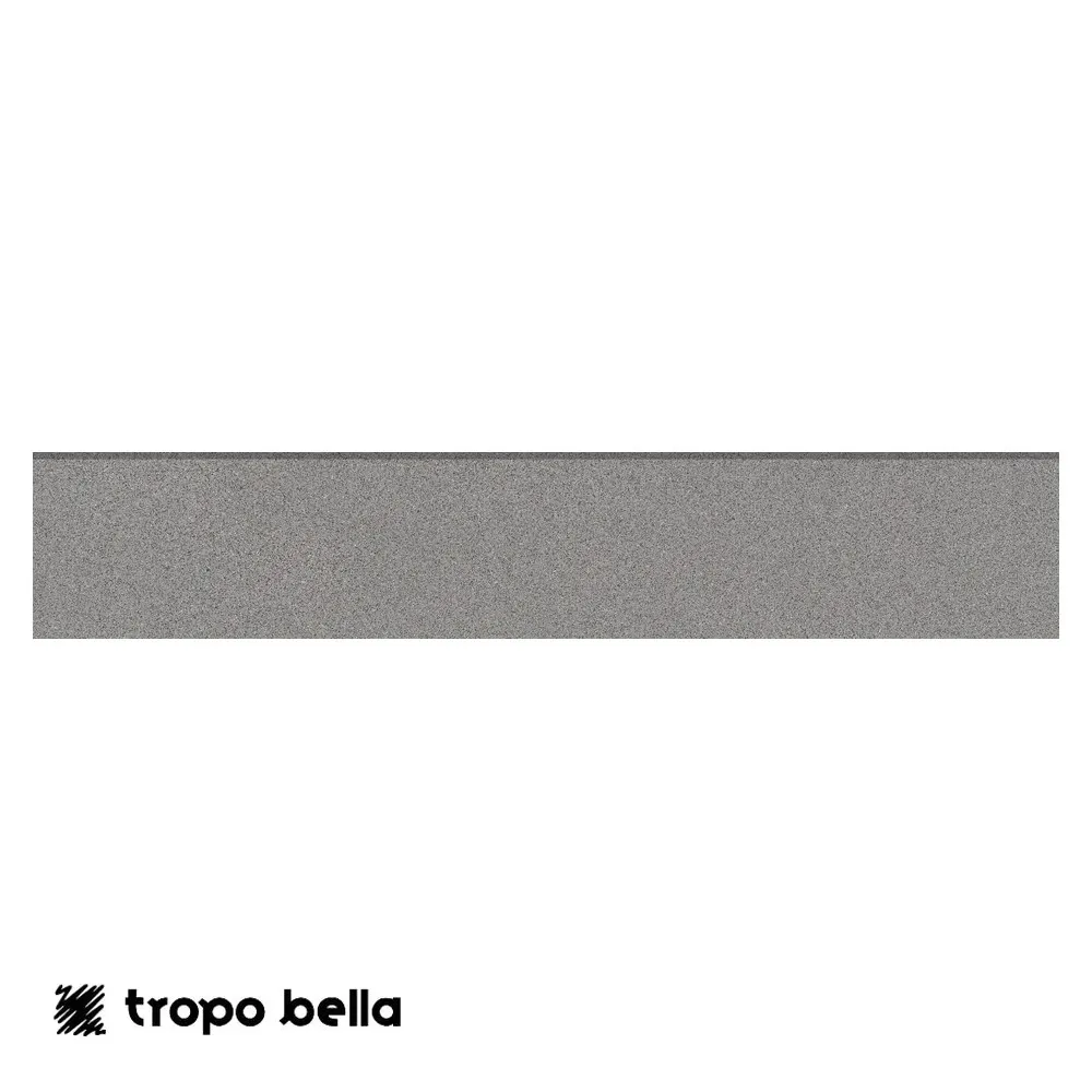 Rodapé Micron Cinza Natural 14,5x80 Eliane