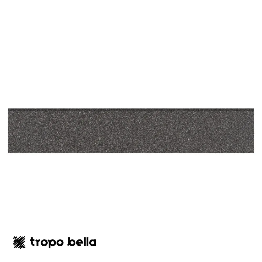 Rodapé Micron Preto Natural 14,5x80 Eliane