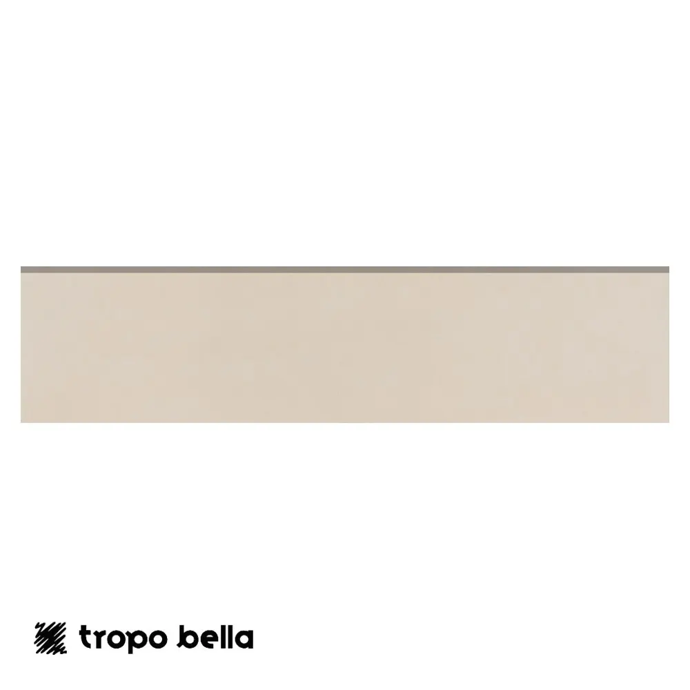 Rodapé Munari Marfim Acetinado 14,5x60 Eliane